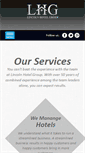 Mobile Screenshot of lincolnhotelgroup.com
